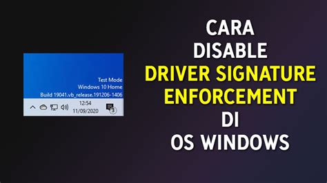 After restart in startup settings windows, press the f7 key on your keyboard to select disable driver signature enforcement. Cara Disable Driver Signature Enforcement di OS Windows 7 ...