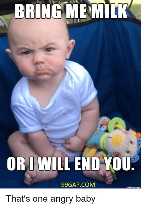 Funny Meme About Baby Vs Milk Funny Baby Memes Baby Memes Funny Babies