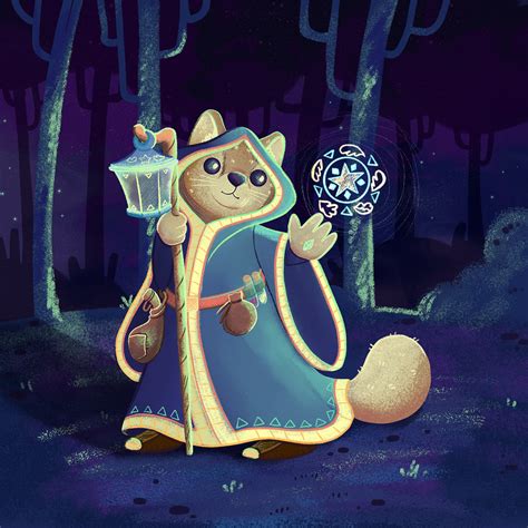Character Design For Card Game Animal Illustrations On