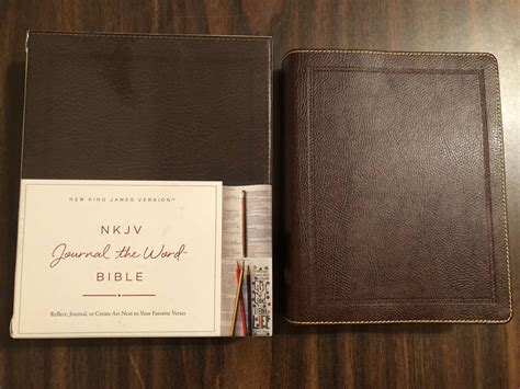 Personalized Nkjv Journal The Word Bible Brown Bonded Leather