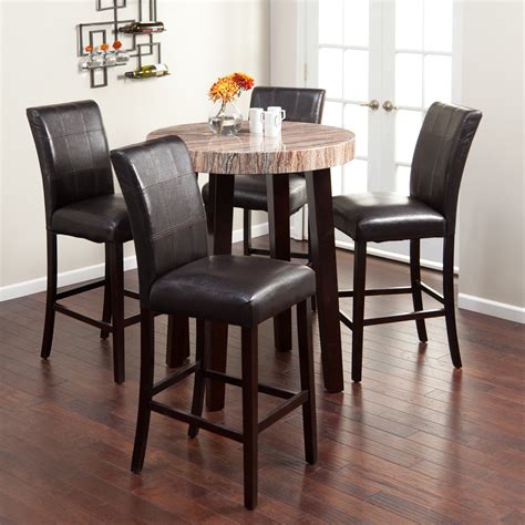 Round Bar Height Dining Table Ideas On Foter