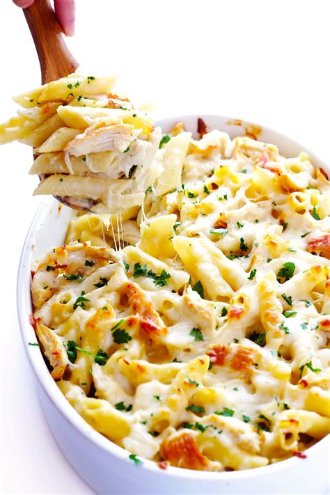 Chicken Alfredo Baked Ziti Gimme Some Oven