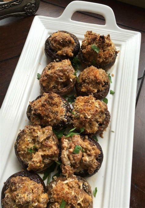 Get your grocery list out and get ready to make. Stuffed Mushrooms Appetizer Recipe | Appetizer recipes ...