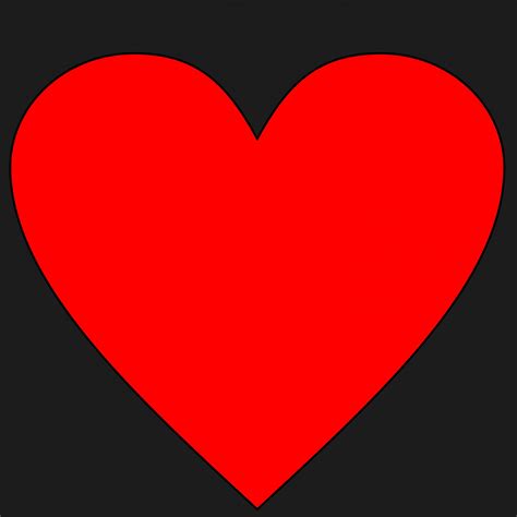 Simple Red Heart Free Stock Photo Public Domain Pictures