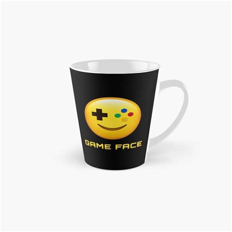 Game Face Emoji Emoticon Yellow Gamer Controller Face Coffee Mug By