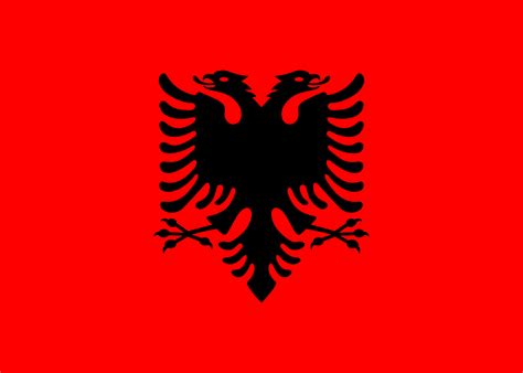 Albania Flag Colours Flags Web
