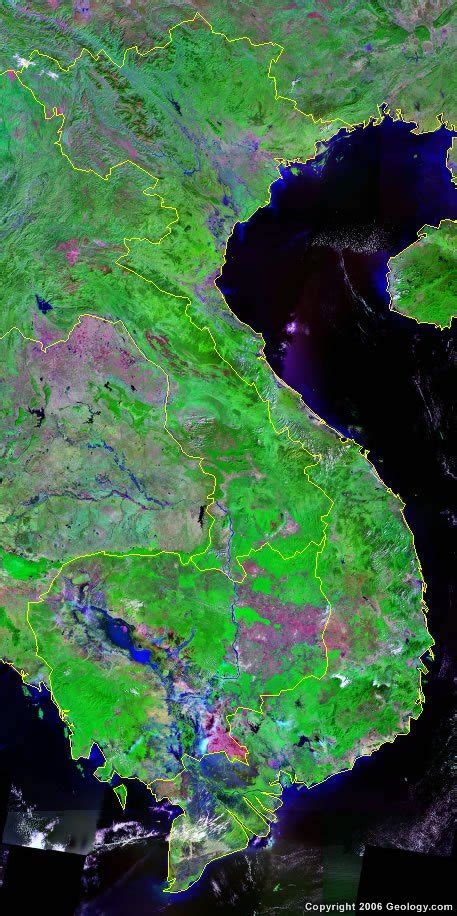 ベトナム地図・衛星画像 Open Data