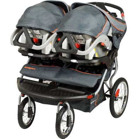Baby Trend Double Jogging Stroller With Car Seat Adapter Velcromag