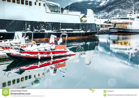 Norwegian Fjords Stock Image Image Of Outdoor Winter 57080441