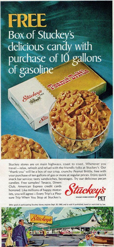 1968 Ad For Stuckeys Peanut Brittle Peanut Brittle Brittle Delicious