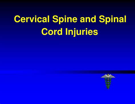 Ppt Cervical Spine And Spinal Cord Injuries Powerpoint Presentation