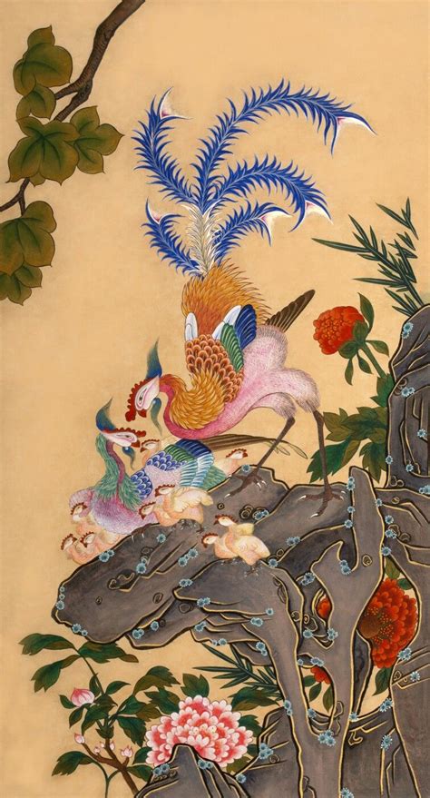 민화 Korea Folk Painting Folk Art Works On Lee Joungjoo 민화 Korean