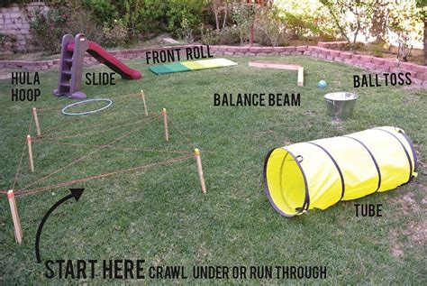 Kids Obstacle Course How To Create A Backyard Of Fun For Your Kids