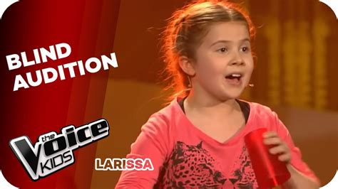 The show voice kids germany was developed only for kids whose age lies between 7 and 15 years old. Anna Kendrick - Cup-Song (Larissa) | The Voice Kids 2014 | Blind Audition | SAT.1 - YouTube