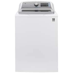 GE 5 2 Cu Ft High Efficiency White Top Load Washing Machine With