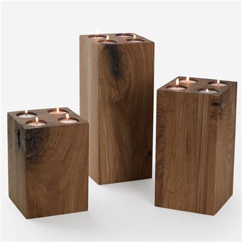 Wooden Candle Holders Candle Holders Pinterest