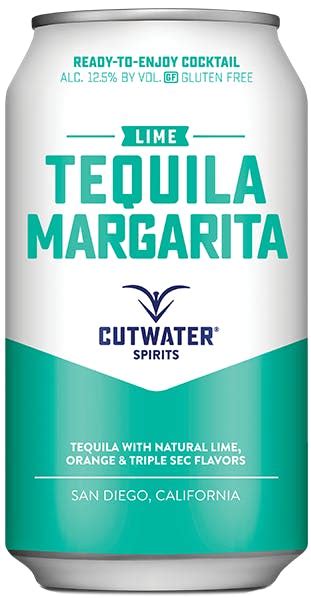 Cutwater Spirits Lime Tequila Margarita 4 Pack 12 Oz Can Yankee Spirits