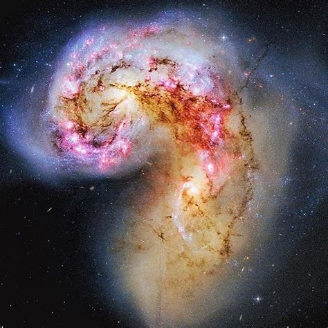 The Antennae Galaxies In Collision The Antennae Galaxies Also