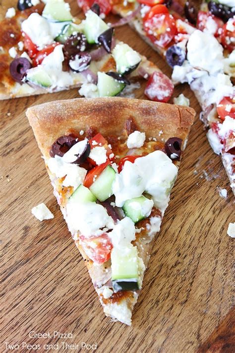 Judging from people's excitement, we predict yes. Greek Pizza | Greek Pizza Recipe | Two Peas & Their Pod