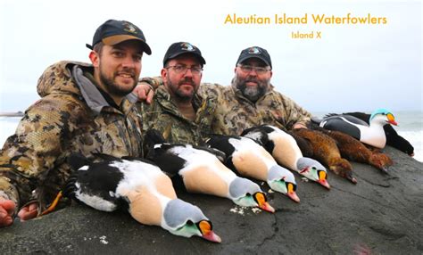 Island X Aleutian Island Waterfowlers Alaksa Duck Hunting Guides