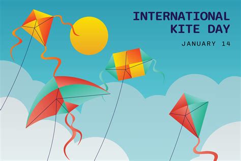 International Kite Day Background 16135777 Vector Art At Vecteezy