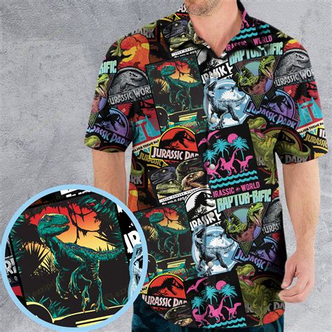 Jurassic World Jurassic Park Hawaiian Shirt Ezziprint