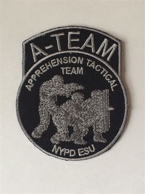 Nypd Esu Emergency Service Unit Apprehension Tactical Team A Team