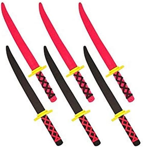 Foam Ninja Swords Set Of 6 Safe And Fun By Trademark