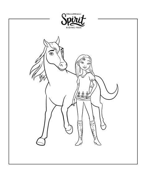 Dreamworks Spirit Coloring Pages