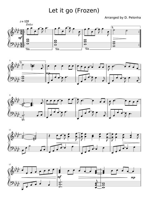 Piano rock & pop piano rock & pop piano chord charts let it go (from disney's frozen). Let it Go (from Frozen) | MuseScore | Piano score, Sheet ...