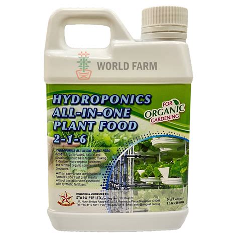 Starx Hydroponics All In One Plant Food 2 1 6 1l Conc
