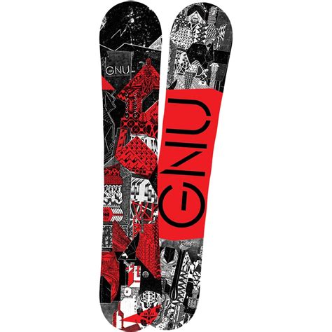 Gnu Carbon Credit Btx Snowboard 2017 Red Fun Sport Vision