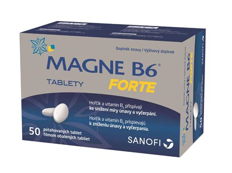 magne b6 forte 50 tablet magistra cz