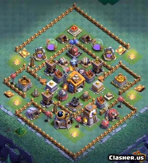 I've been pushing to 3400 trophies and lost only 2 of the last 20 versus battles. Copy Base Builder Hall 7 BH7 best base #62 [With Link ...
