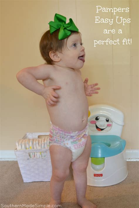 We Re Underwear Training With Pampers Easy Ups Southern Made Simple
