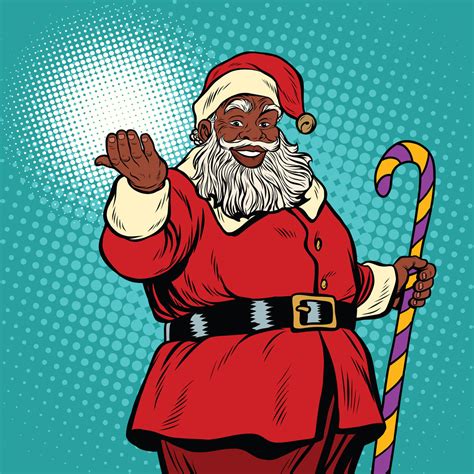 African American Black Santa Claus By Studiostoks Thehungryjpeg