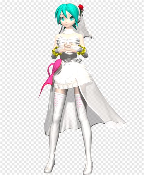 Anime Vocaloid Miku Cosplay Costume Woman Black Wedding Dress Miku