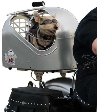 But, a motorcycle carrier for small dogs can be a bit of an investment. Bow WOW! Part 3: Round Hound® Biker Dog Carrier | Biking ...