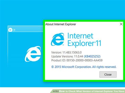 Windows 10 internet explorer windows 8.1 windows 7 more. How to Check What Version of Internet Explorer You Have: 4 ...