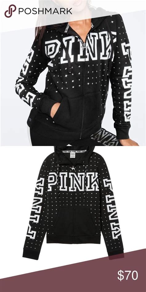 Sold Victorias Secret Pink Bling Jacket Clothes Design Pink