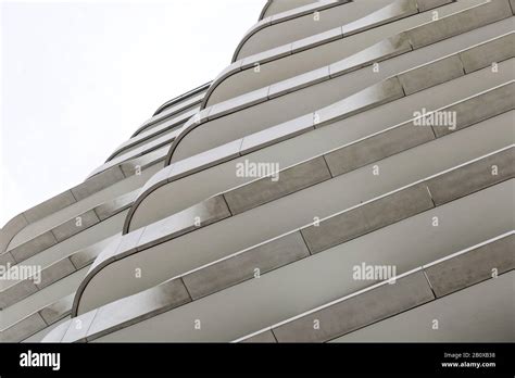 Facade Marco Polo Tower Hafencity Hamburg Germany Stock Photo Alamy