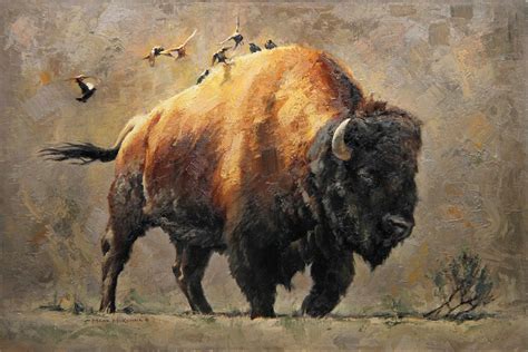 Buffalo Express Sold 8 50000 Buffalo Art Buffalo Painting