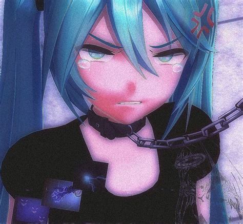 Miku Hatsune Vocaloid Miku Chan Ahegao Punk Girl Gothic Anime Yandere Simulator Cybergoth