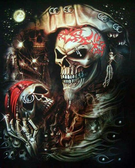 Pin By Tracyann Ruotilio On Just Skulls Pirate Art Skull Art Skull