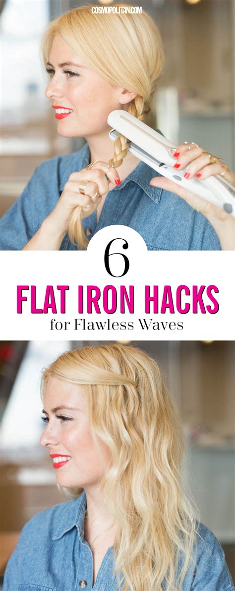 6 Flat Iron Hacks For Flawless Waves Wavy Hair New Hair Thick Hair