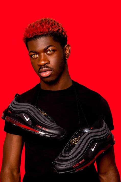 Nike Poursuit Mschf Pour Sa Air Max 97 Satan Shoes Avec Lil Nas X