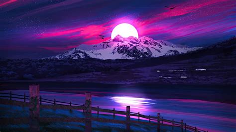 Download xiaomi phone wallpapers hd beautiful background images collection free for your xiaomi smartphone. Night, Moon, Mountain, Landscape, Digital Art, 4K, #6.2187 ...