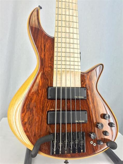 Xotic Xb2 6 String Electric Bass Guitar Cocobolo Top Ash Reverb