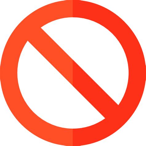 Prohibición Iconos Gratis De Señales