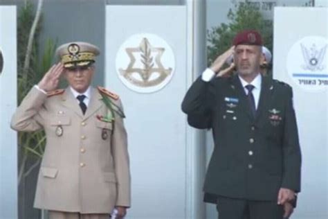 For The First Time The Moroccan Chief Of Staff Was Received By The
